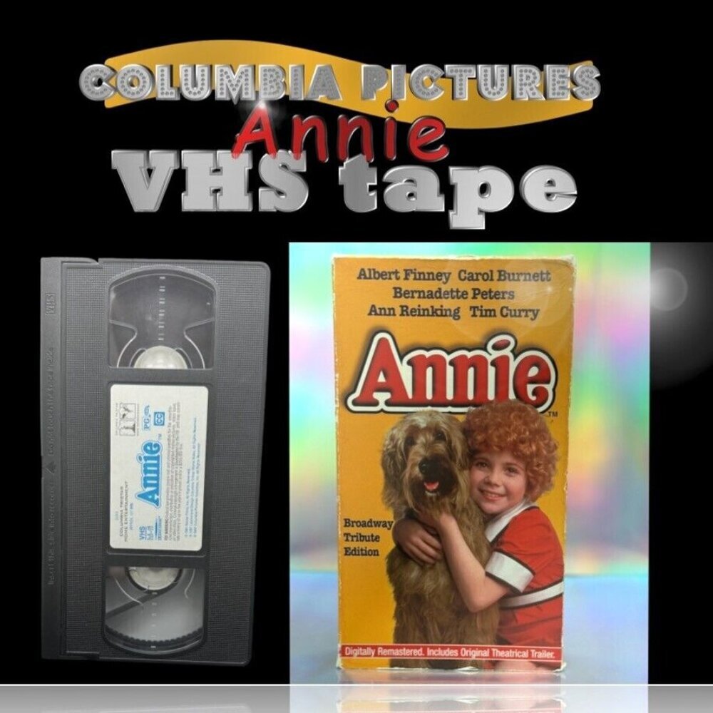 ANNIE - VHS 1997 - Columbia Pictures Broadway Tribute Edition VTG